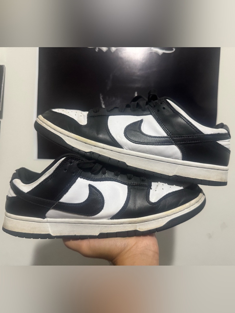 Nike dunk low panda size 10.5 men